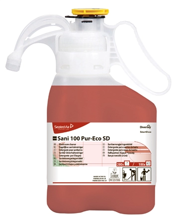 Een taski sanitairreiniger sani 100 pur-eco smartdose-1-4 liter koop je bij NiceSupplies.nl