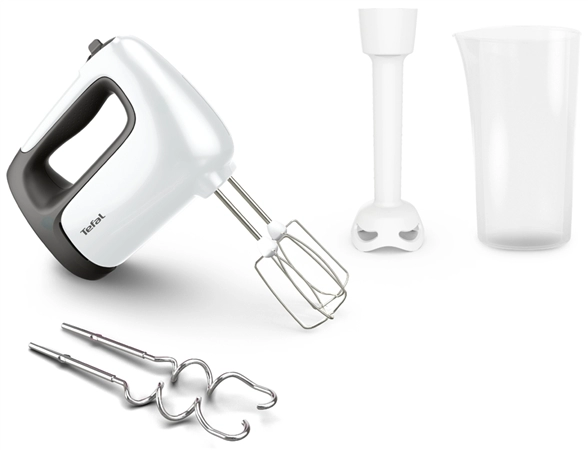 Een tefal handmixer prep'mix+ ht4611 antraciet/wit koop je bij NiceSupplies.nl