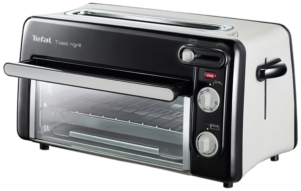 Een tefal toaster & mini-oven toast n' grill tl6008 zwart koop je bij NiceSupplies.nl