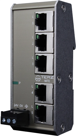 Een terz unmanaged industrial ethernet switch nite-rf8-1100 koop je bij NiceSupplies.nl