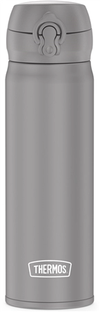 Een thermos thermos-drinkfles ultralight 0,5 liter grijs koop je bij NiceSupplies.nl