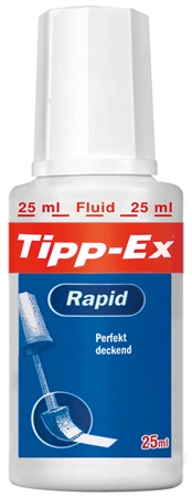 Een tipp-ex correctievloeistof 'rapid' wit 25 ml koop je bij NiceSupplies.nl