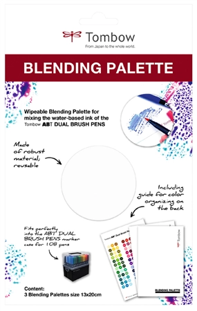 Een tombow blending farbmisch-palette voor dubbele viltstift abt koop je bij NiceSupplies.nl