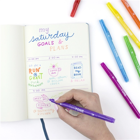 Een tombow dubbele viltstift twintone rainbow light blue koop je bij NiceSupplies.nl