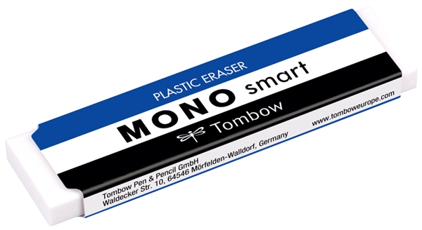 Een tombow kunststof gum mono smart wit extra smal koop je bij NiceSupplies.nl