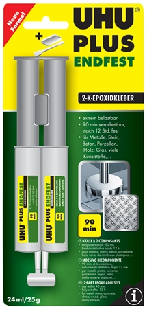 Een uhu 2-componenten-lijm plus muurvast 163gr in tube koop je bij NiceSupplies.nl