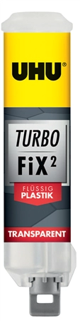 Een uhu 2-componenten-lijm turbo fix vloeibaar plastic 10 g koop je bij NiceSupplies.nl