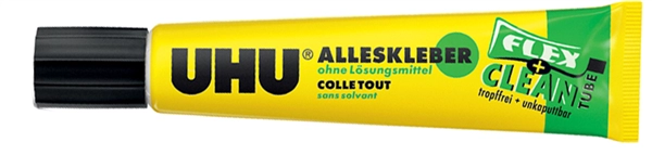 Een uhu alleslijm flex en clean oplosmiddelvrij 20gr koop je bij NiceSupplies.nl