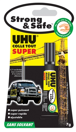 Een uhu alleslijm super strong en safe 7gr koop je bij NiceSupplies.nl