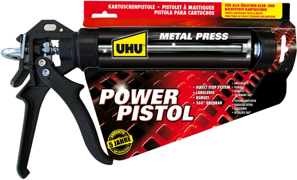 Een uhu cassettenpistool power pistol zwart koop je bij NiceSupplies.nl