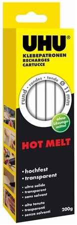 Een uhu heiss lijmpatroon hot melt 200gr transparant koop je bij NiceSupplies.nl