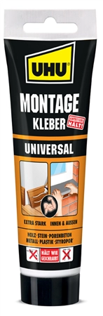 Een uhu montagelijm universeel oplosmiddelvrij 200gr tube koop je bij NiceSupplies.nl