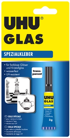 Een uhu speciaal lijm glas 3gr in tube koop je bij NiceSupplies.nl