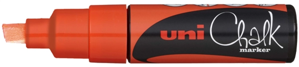 Een uni-ball krijtmarker chalk marker pwe8k rood metallic koop je bij NiceSupplies.nl