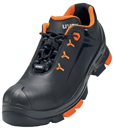 Een uvex 2 schoenen laag s3 src gr. 40 zwart/orange koop je bij NiceSupplies.nl