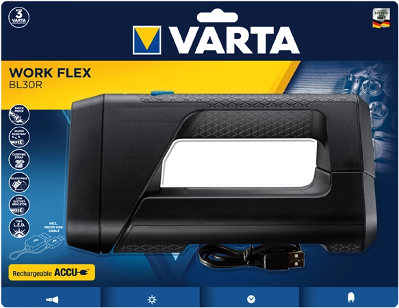 Een varta accu-bouwlamp work flex bl30r light koop je bij NiceSupplies.nl