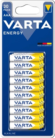 Een varta alkaline batterij energy micro (aaa/lr3) 8stuks koop je bij NiceSupplies.nl