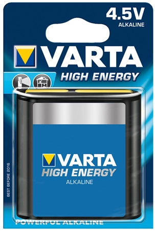 Een varta alkaline batterij high energy 4 5 v flachblok koop je bij NiceSupplies.nl