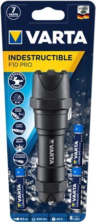 Een varta zaklamp indestructible f10 pro inkl 3 aaa koop je bij NiceSupplies.nl