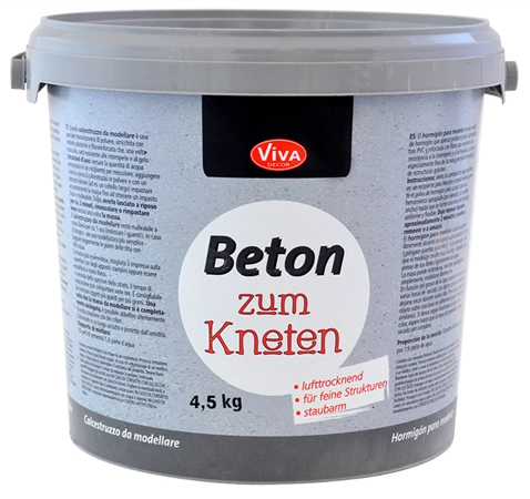 Een viva decor beton zum kneten 1,5 kg eimer koop je bij NiceSupplies.nl