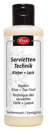 Een viva decor servetten-technik lijm + lak 82 ml koop je bij NiceSupplies.nl