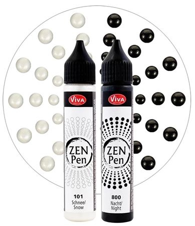 Een viva decor zen-pen verfset yin en yang 2 stuks set koop je bij NiceSupplies.nl