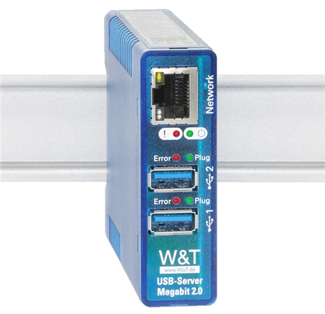 Een w&t usb-server megabit 2.0 2 unabhängige usb-ports koop je bij NiceSupplies.nl