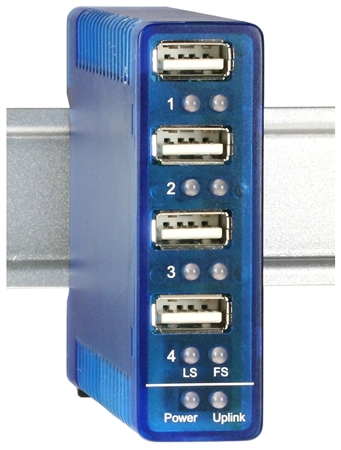 Een went usb 20 hub voor industrieel toepassingen 4 poorten koop je bij NiceSupplies.nl