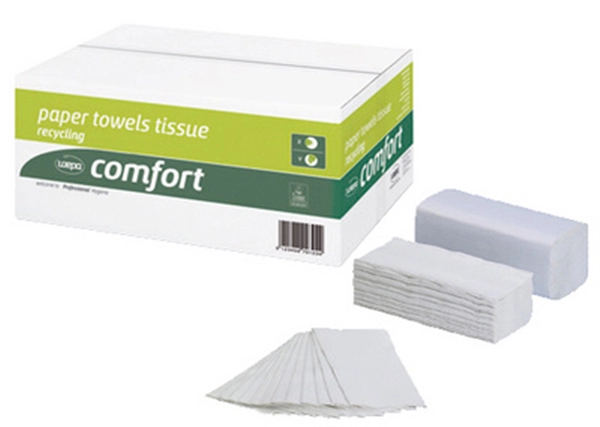 Een wepa handdoekpapier comfort 250x230mm hoogwit koop je bij NiceSupplies.nl