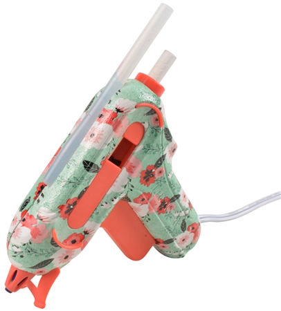 Een westcott mini-lijmpistool floral met non-stick d?se koop je bij NiceSupplies.nl