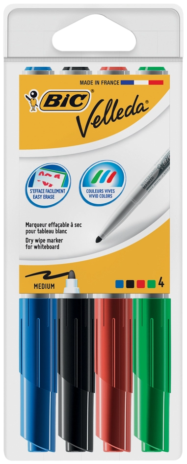 Een Bic 4 Textmarker Vel koop je bij NiceSupplies.nl