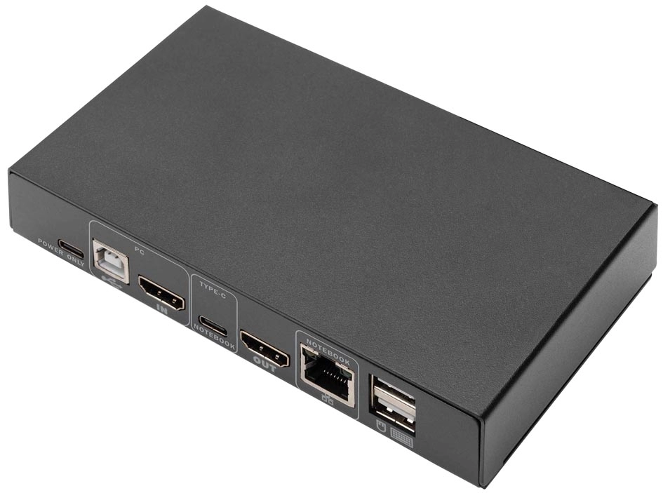 Een DIGITUS KVM-Switch, koop je bij NiceSupplies.nl