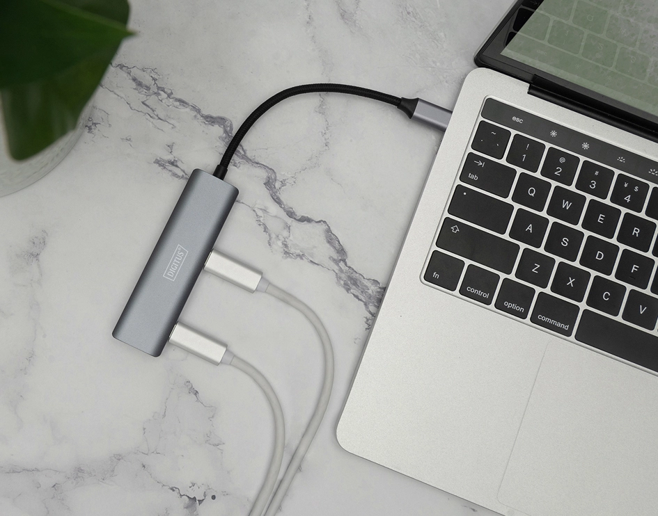 Een DIGITUS USB-C 4 Port koop je bij NiceSupplies.nl