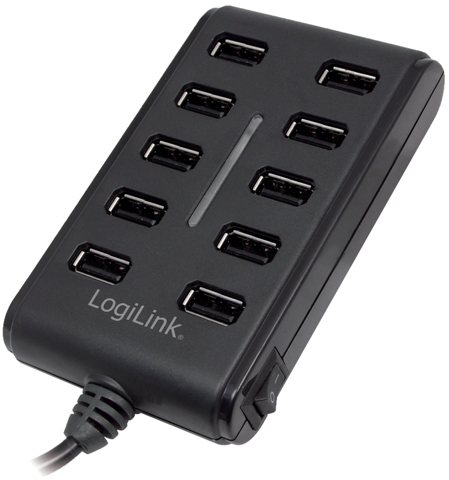 Een Log.USB 2.0 Hub 10Po koop je bij NiceSupplies.nl