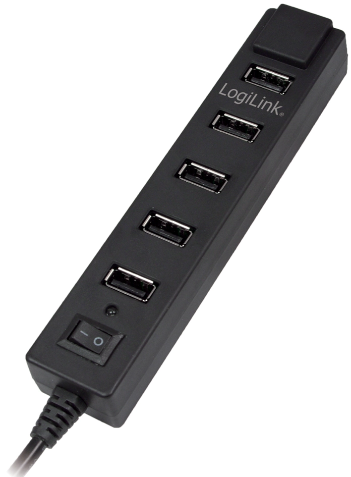 Een Log.USB 2.0 Hub 7Por koop je bij NiceSupplies.nl