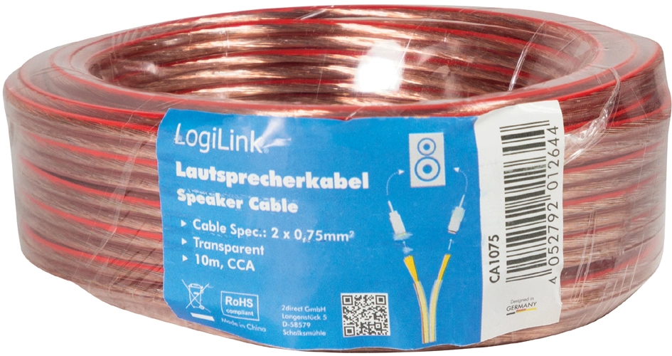 Een LogiL Boxenkabel 10m koop je bij NiceSupplies.nl