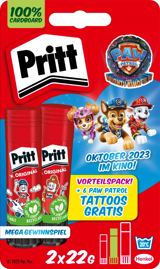 Een Pritt Klebest 2x22g koop je bij NiceSupplies.nl