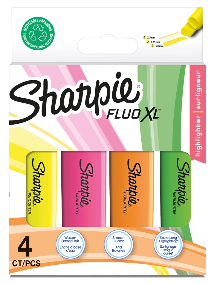 Een Sharpie Fluo XL Text koop je bij NiceSupplies.nl