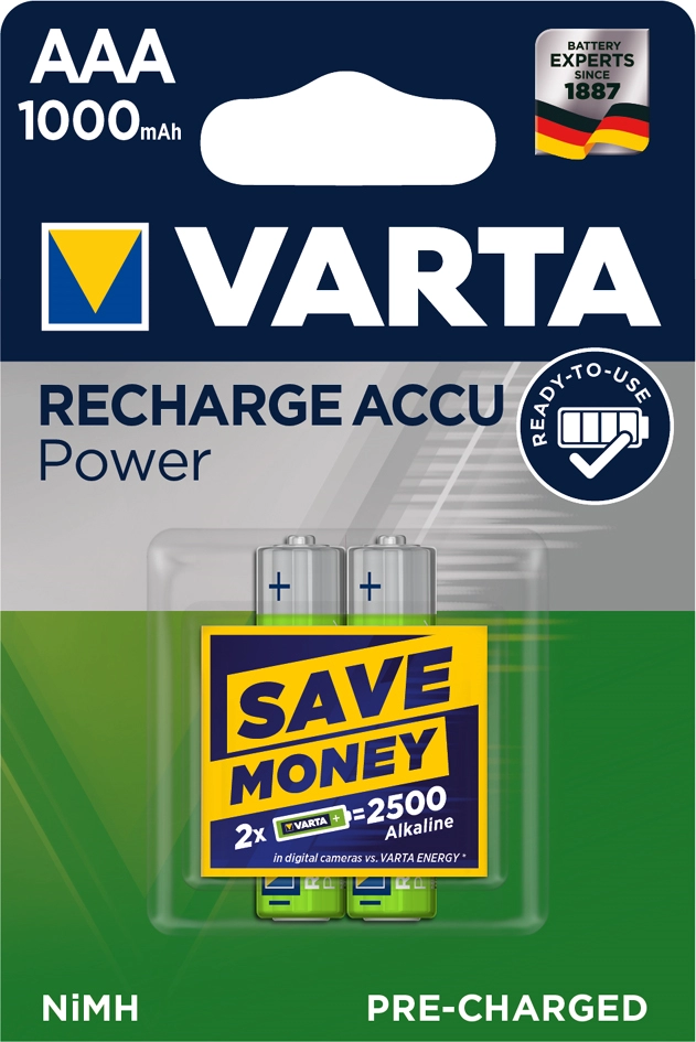 Een VARTA Power Akku AAA koop je bij NiceSupplies.nl