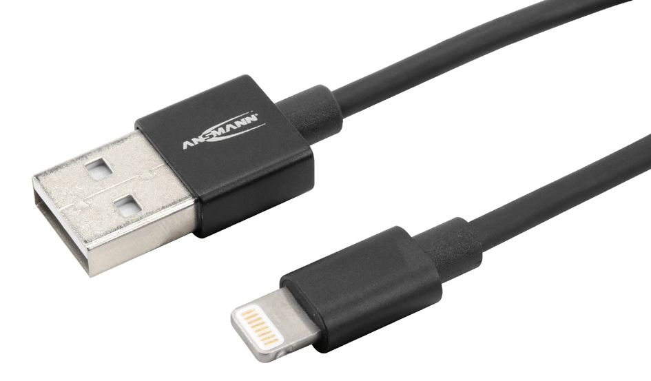 Een ansmann data-en laadkabel apple-lightning-usb-a 120 cm koop je bij NiceSupplies.nl