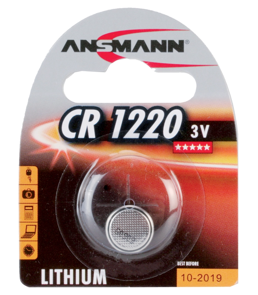 Een ansmann lithium knoopcel cr1025 3 volt 1 op blister koop je bij NiceSupplies.nl