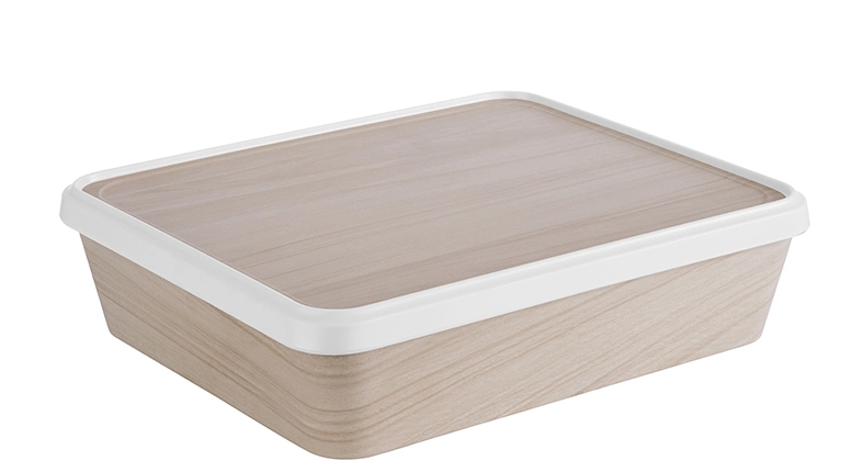 Een aps lunchbox serving box l 300x250x80 mm wit/beige koop je bij NiceSupplies.nl