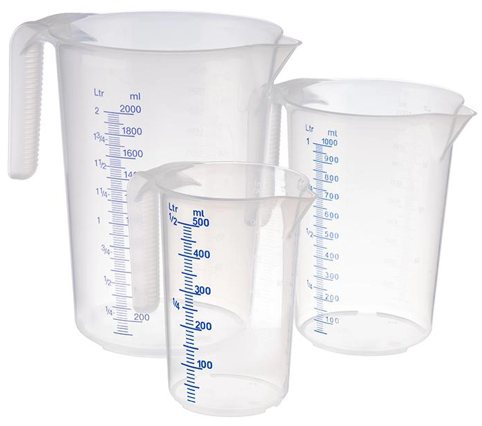 Een aps messbeker stackable 2,0 liter transparant koop je bij NiceSupplies.nl