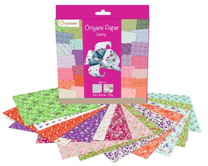 Een avenue mandarine origami-vouwblaadjes liberty koop je bij NiceSupplies.nl