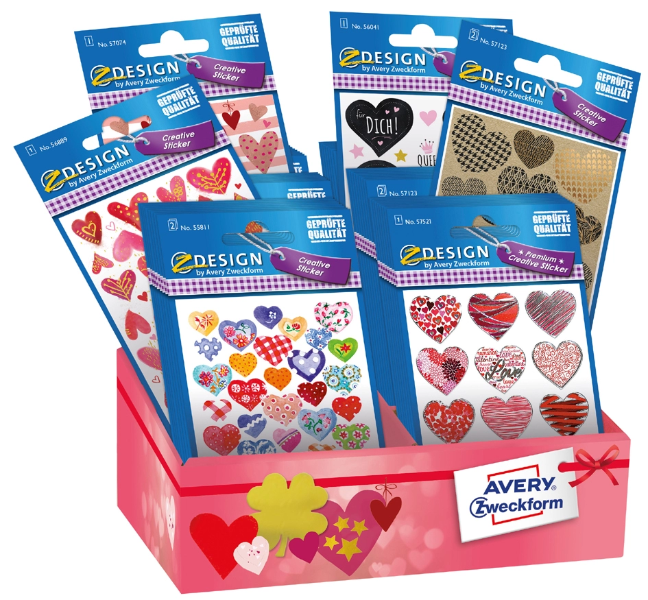 Een avery zweckform zdesign creative sortiment liebe koop je bij NiceSupplies.nl