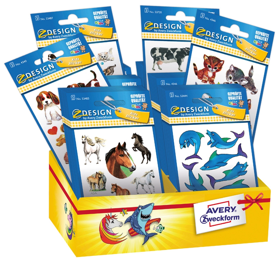 Een avery zweckform zdesign kids tiere sortiment koop je bij NiceSupplies.nl