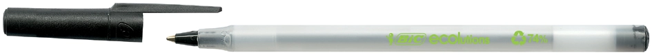 Een balpen bic ecolutions round stic 0 4mm blauw koop je bij NiceSupplies.nl