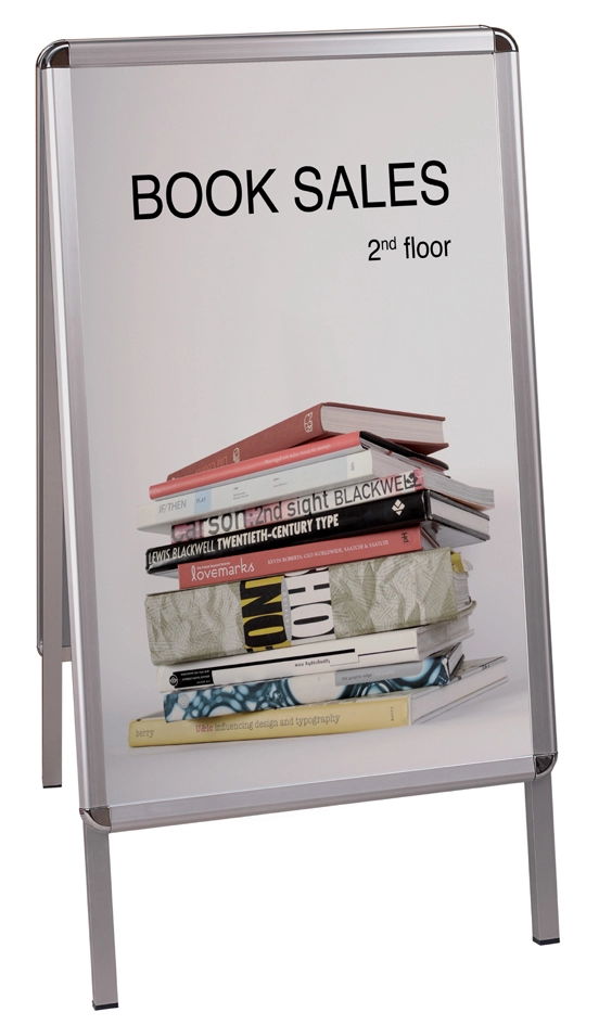 Een bi-office plakatstandaard aluminium profiel 635x1 090 mm koop je bij NiceSupplies.nl