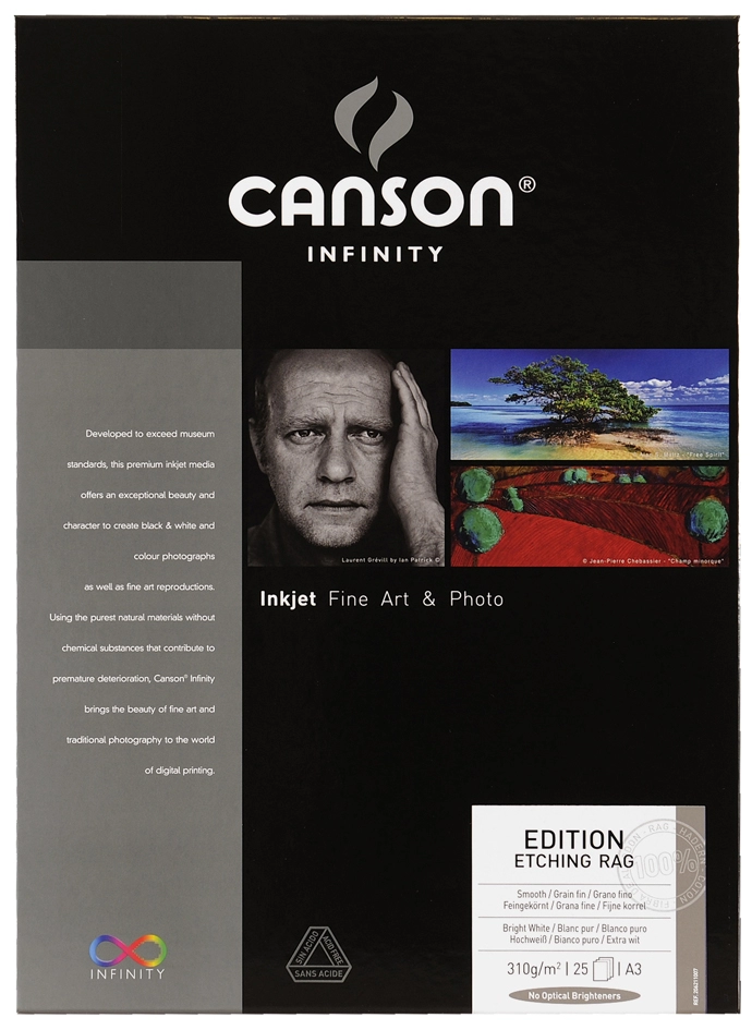 Een canson infinity fotopapier edition etching rag 310gr a3 koop je bij NiceSupplies.nl