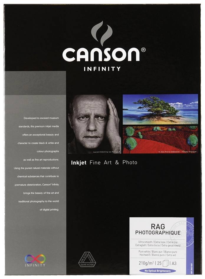 Een canson infinity fotopapier rag photographique 210gr a3 koop je bij NiceSupplies.nl